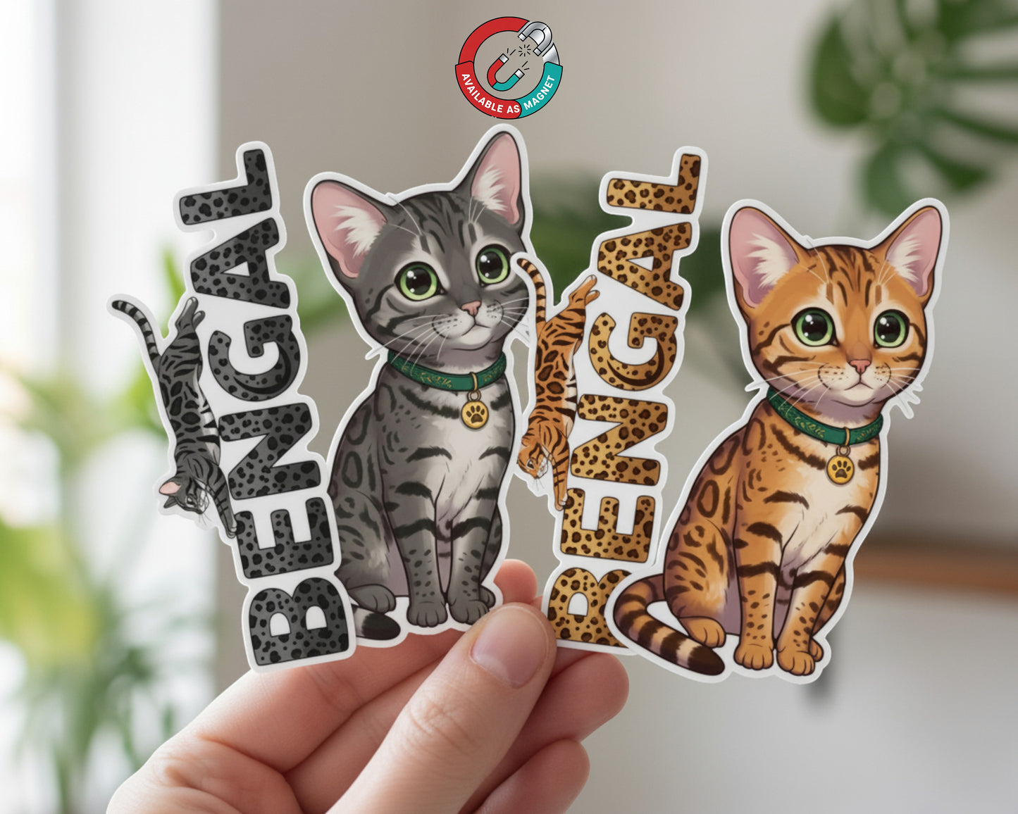 Bengal Magnet – the Little Leopard Purrkins™ – Domestic Cat Breed | UV-Proof