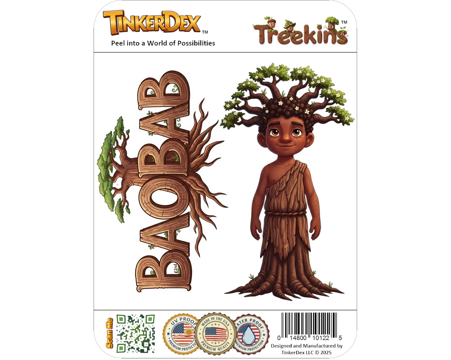 Baobab Sticker and Magnet - The Tree of Life Treekins™ – Savanna Spirit | Waterproof & UV-Proof