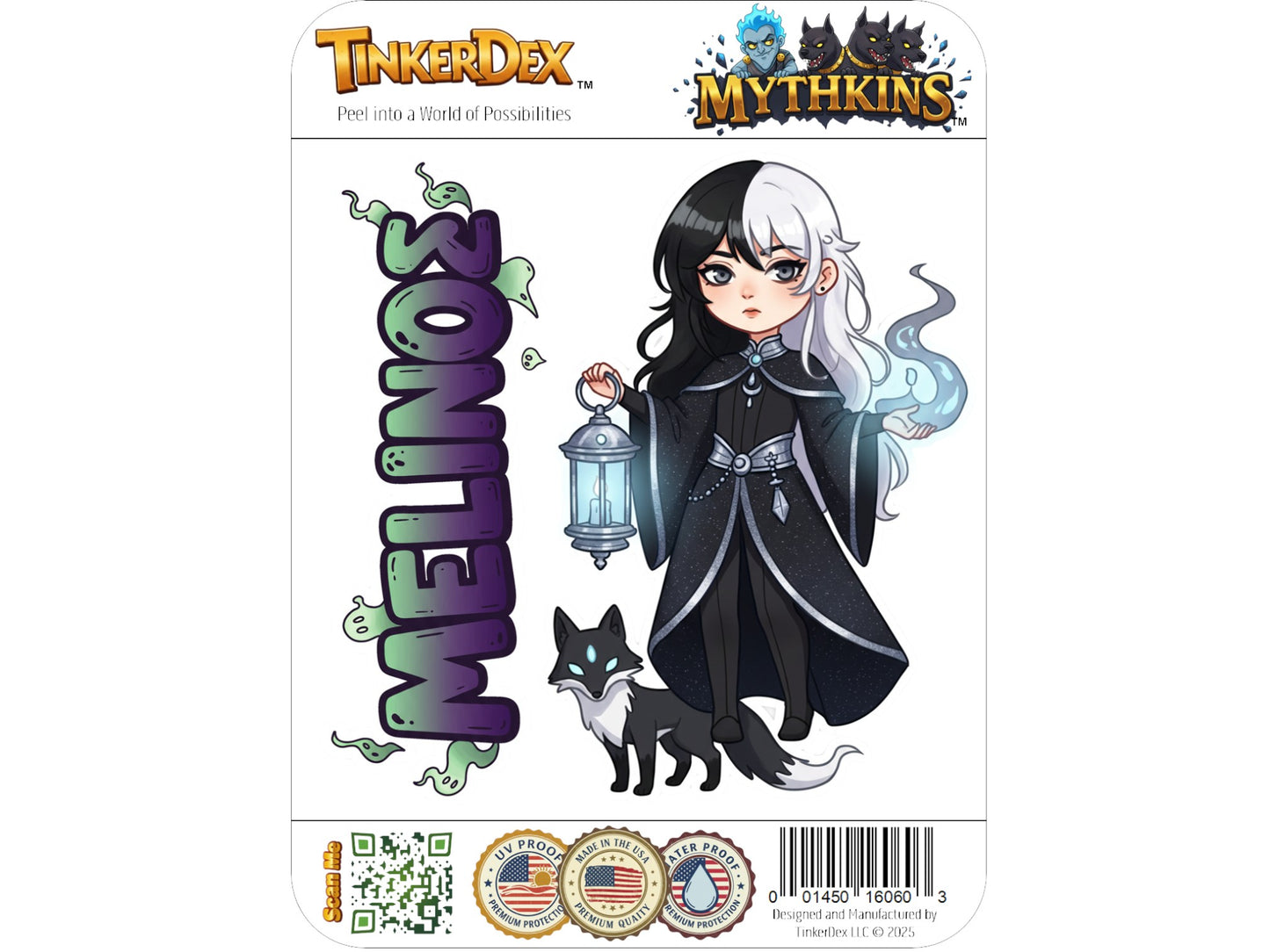 Melinoë Sticker and Magnet - Goddess of Ghosts Mythkins™ – Chthonic Goddess | Waterproof & UV-Proof