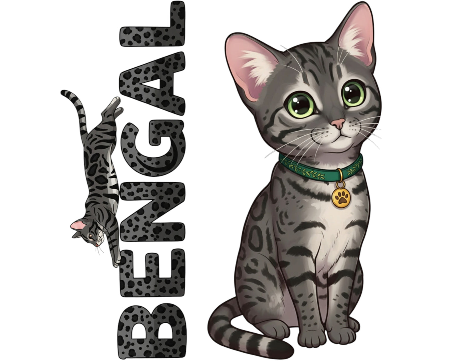 Bengal Magnet – the Little Leopard Purrkins™ – Domestic Cat Breed | UV-Proof