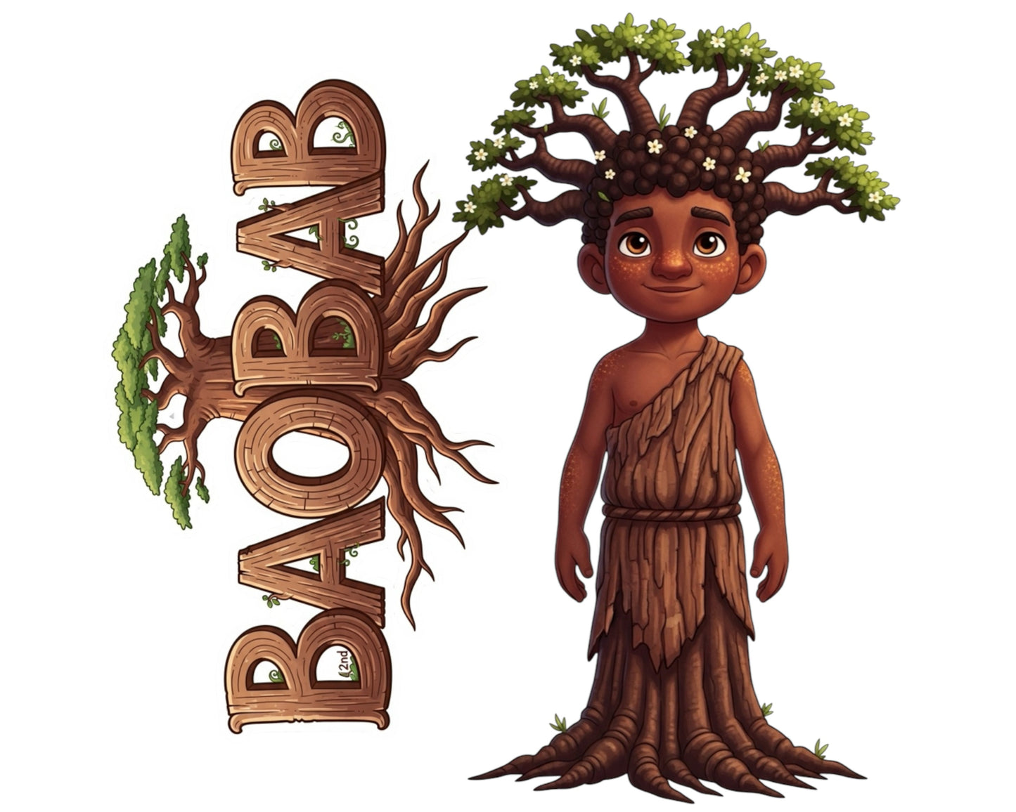 Baobab Sticker and Magnet - The Tree of Life Treekins™ – Savanna Spirit | Waterproof & UV-Proof