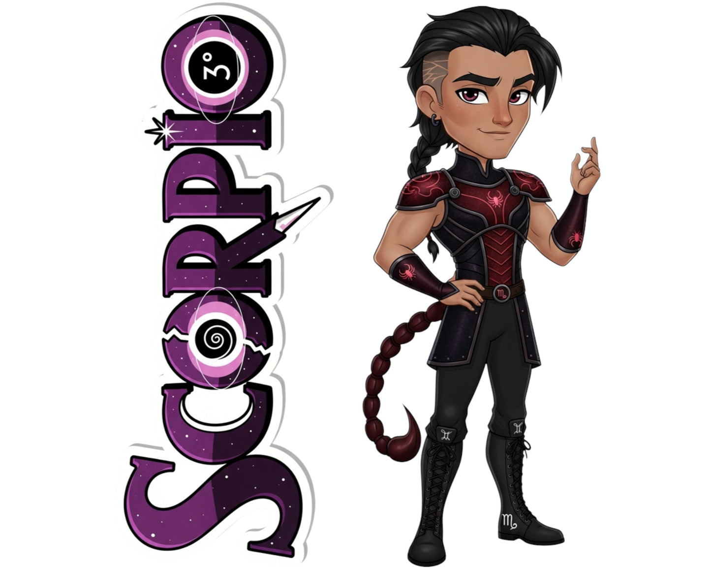 Scorpio Sticker and Magnet - the Phoenix Horoskins™ – Zodiac Water Sign | Waterproof & UV-Proof