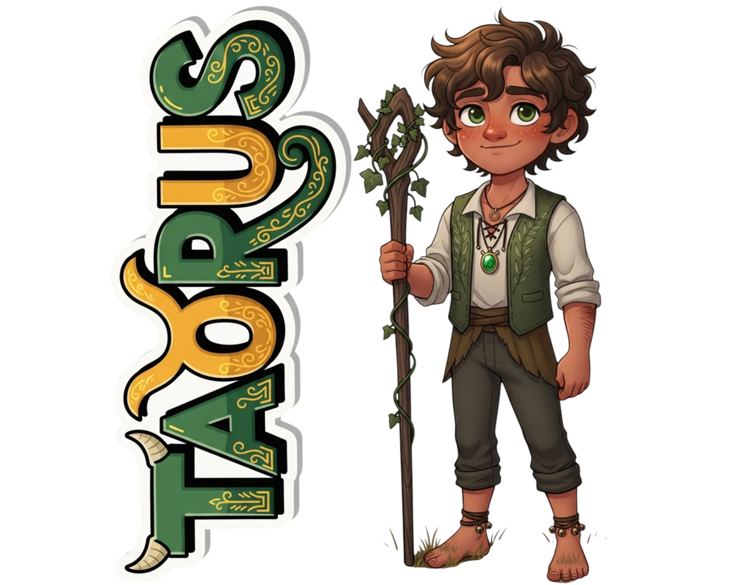 Taurus Sticker and Magnet - the Earthly Steward Horoskins™ – Zodiac Earth Sign | Waterproof & UV-Proof