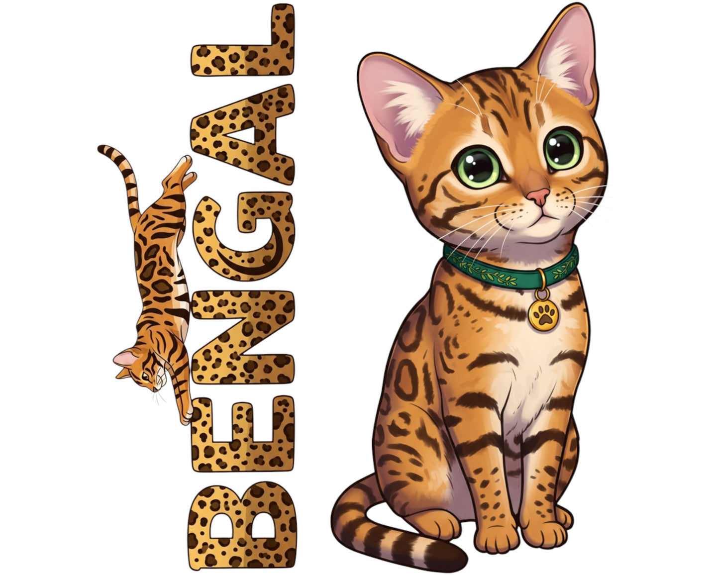 Bengal Magnet – the Little Leopard Purrkins™ – Domestic Cat Breed | UV-Proof