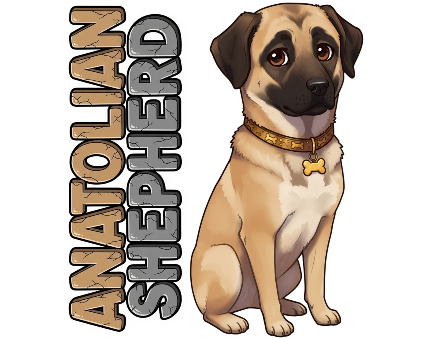 Anatolian Shepherd Sticker and Magnet - Ancient Guardian Pawkins™ – Livestock Guardian Dog | Waterproof & UV-Proof