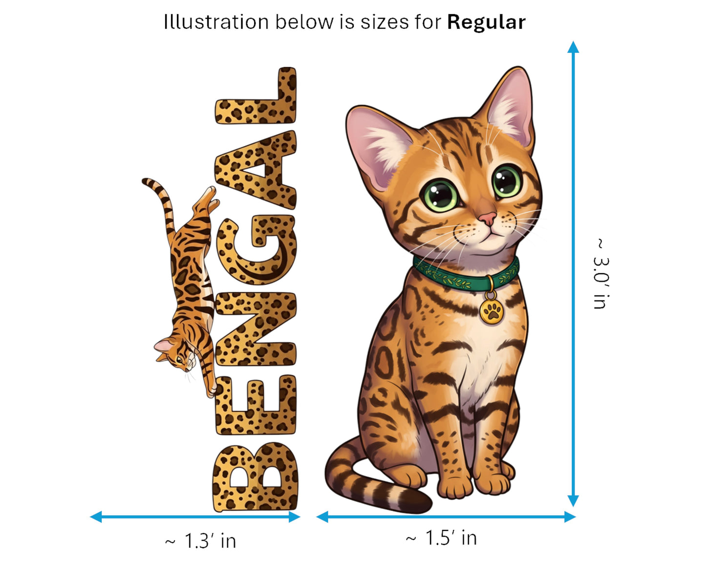 Bengal Magnet – the Little Leopard Purrkins™ – Domestic Cat Breed | UV-Proof