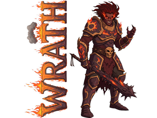 Wrath Ira 7 Sinkins™ Vinyl Sticker – Personification of Wrath | Waterproof & UV-Proof